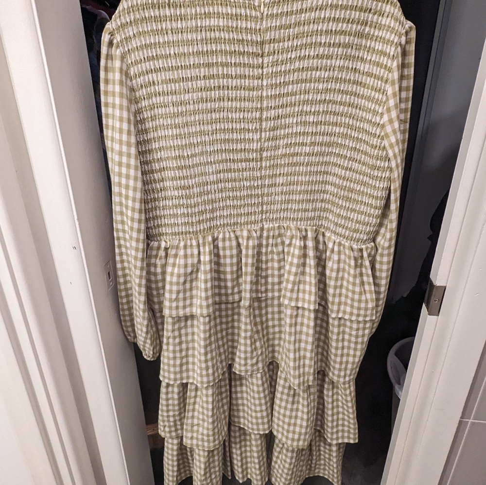 Green Gingham JessaKae dress, 3XL